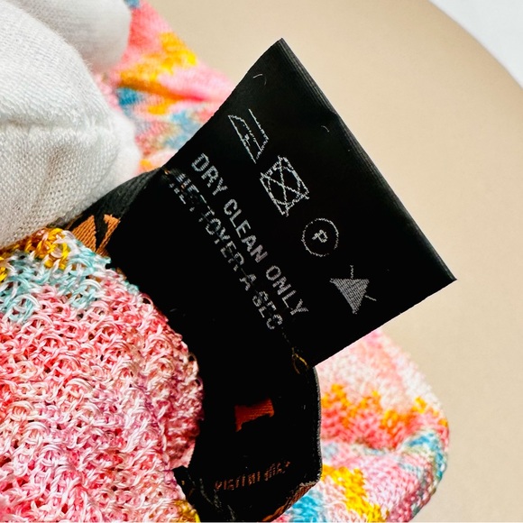 NEW! Missoni Multicolor Chevron Slip-on Knotted Headband - Picture 9 of 10